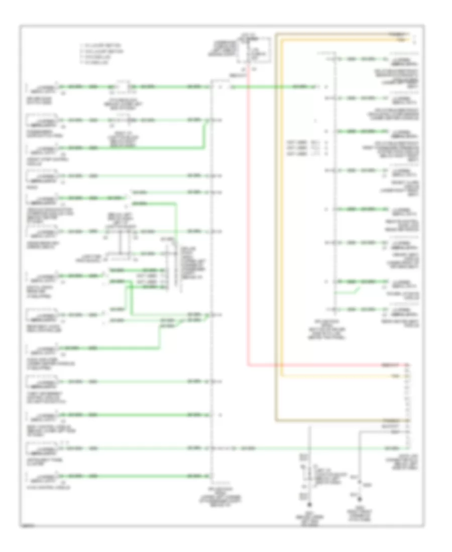 Computer Data Lines Wiring Diagram 1 of 2 for Cadillac Escalade ESV 2007