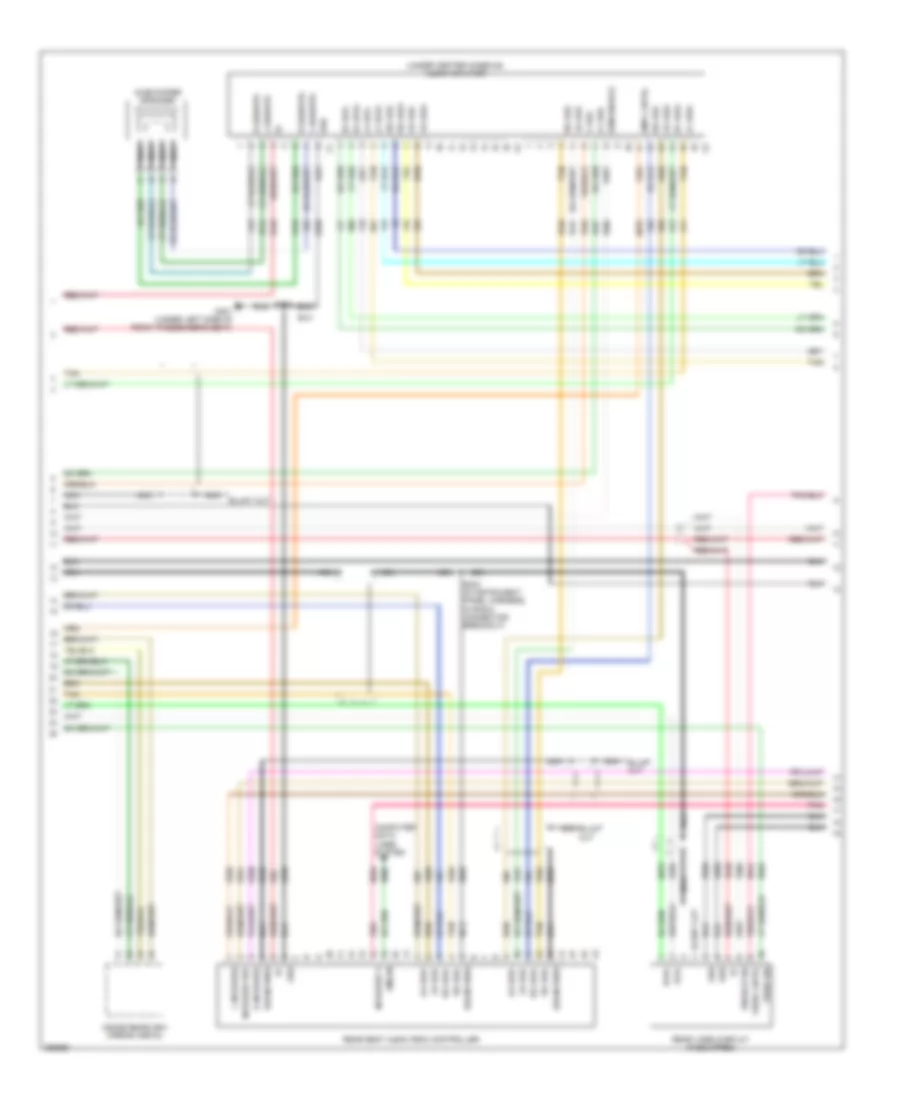 Navigation Wiring Diagram without Y91  with UQA 2 of 3 for Cadillac Escalade ESV 2007