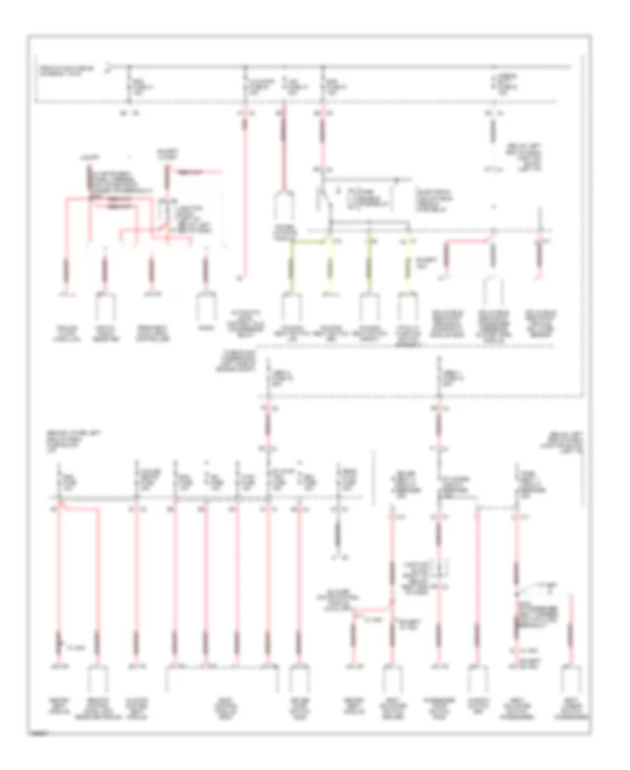 Power Distribution Wiring Diagram 2 of 6 for Cadillac Escalade ESV 2007