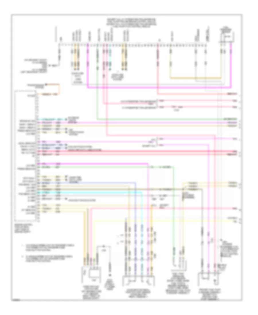 6 2L VIN F Engine Performance Wiring Diagram 1 of 6 for Cadillac Escalade 2011