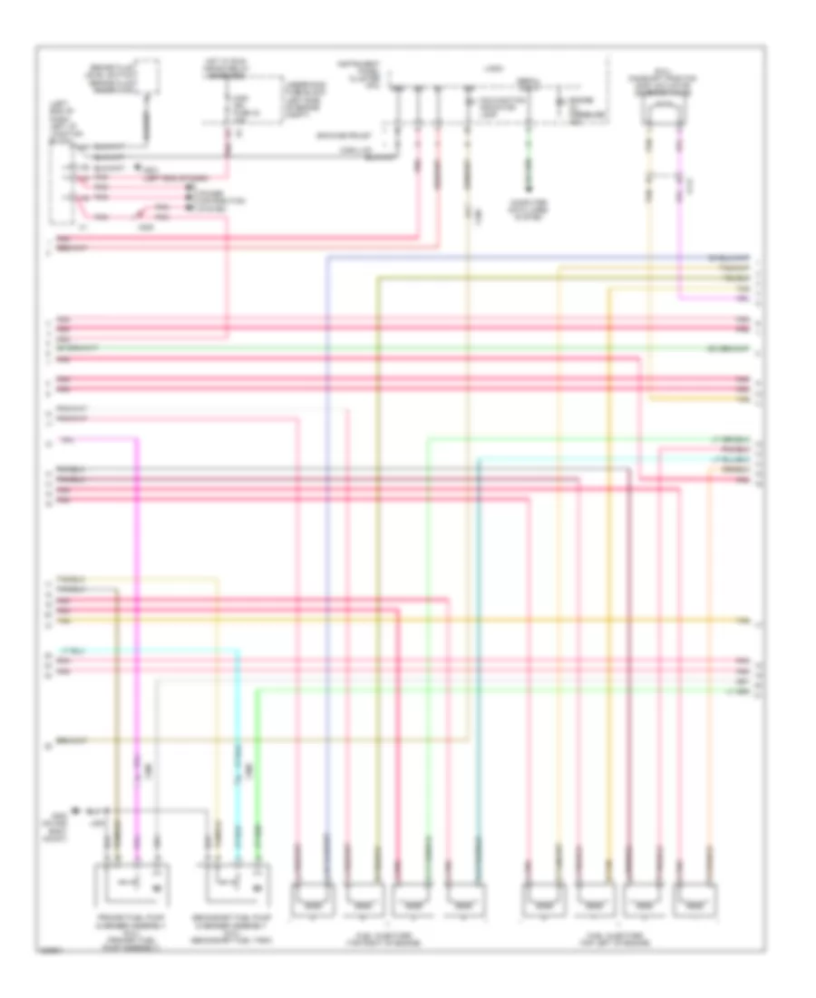 6.2L VIN F, Engine Performance Wiring Diagram (3 of 6) for Cadillac Escalade 2011