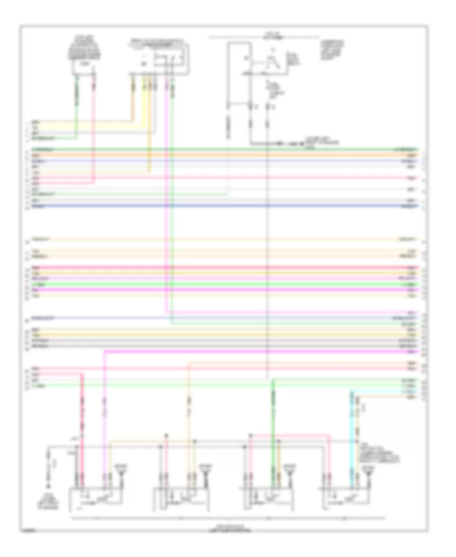 6.2L VIN F, Engine Performance Wiring Diagram (5 of 6) for Cadillac Escalade 2011