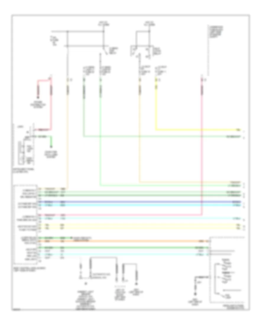 Headlights Wiring Diagram with Low Beam LED Headlamps 1 of 2 for Cadillac Escalade 2011