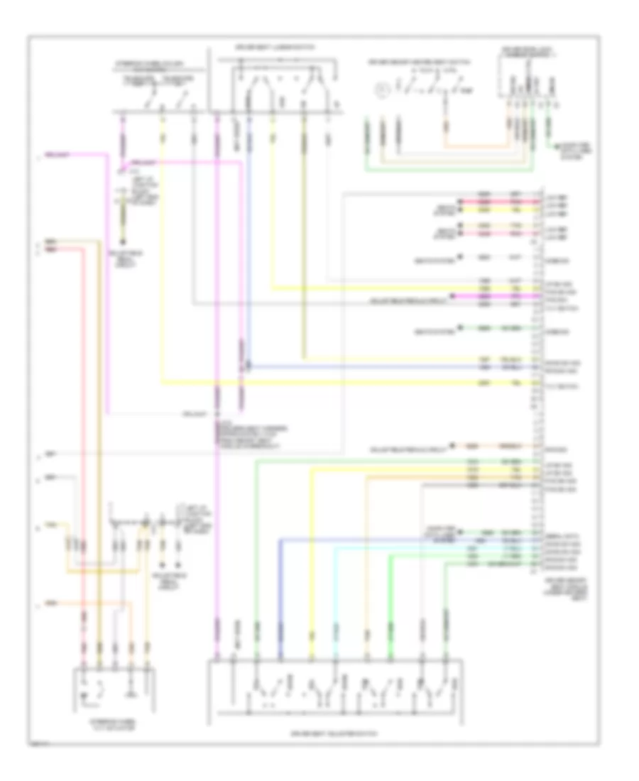 Driver s Memory Seat Wiring Diagram 2 of 2 for Cadillac Escalade 2011