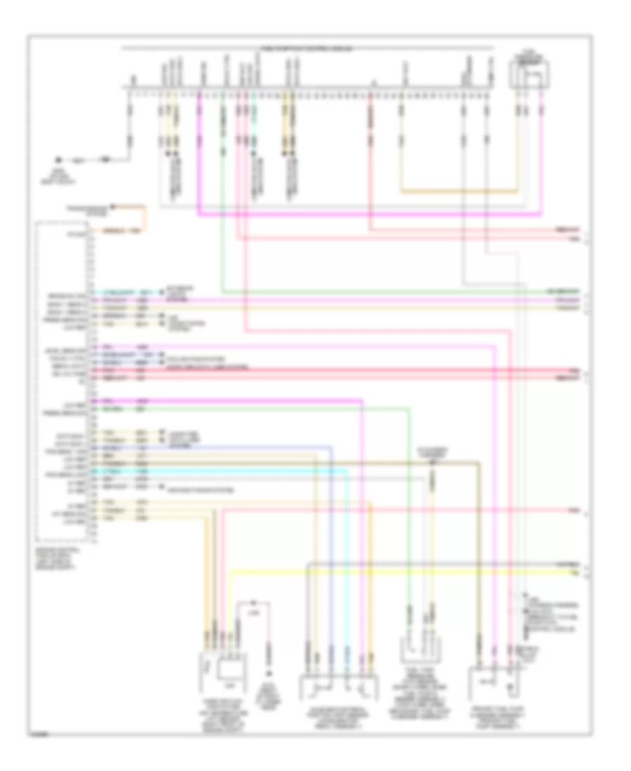 6 2L VIN 2 Engine Performance Wiring Diagram 1 of 6 for Cadillac Escalade 2009