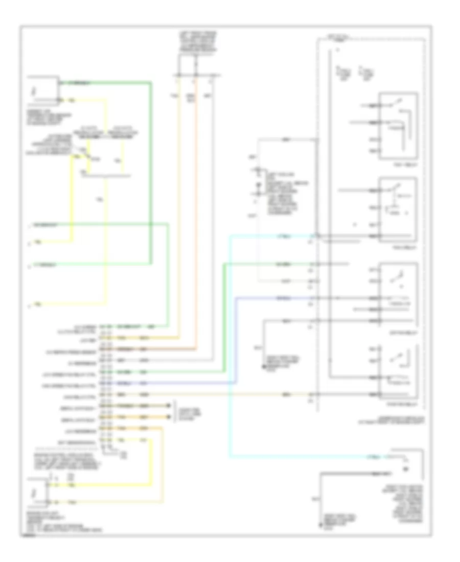 Automatic AC Wiring Diagram (3 of 3) for Cadillac SRX 2007