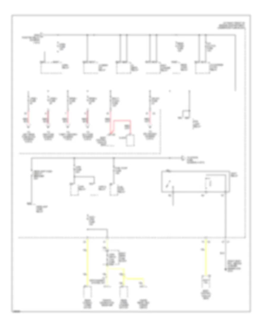 Power Distribution Wiring Diagram 3 of 8 for Cadillac SRX 2007