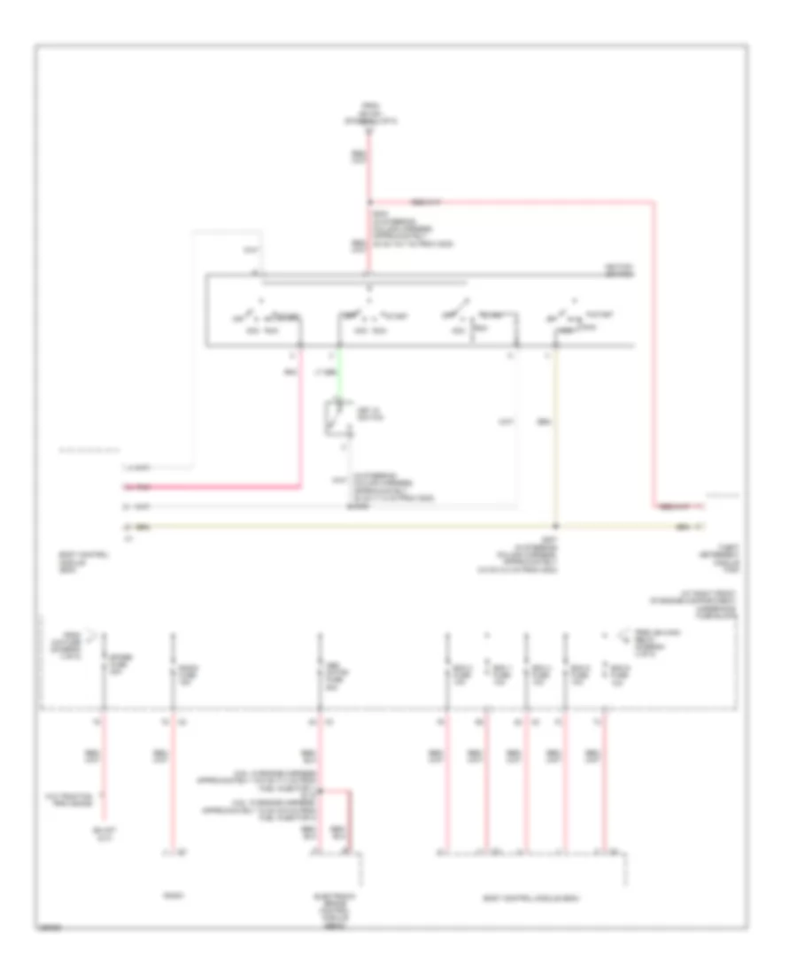 Power Distribution Wiring Diagram (5 of 8) for Cadillac SRX 2007