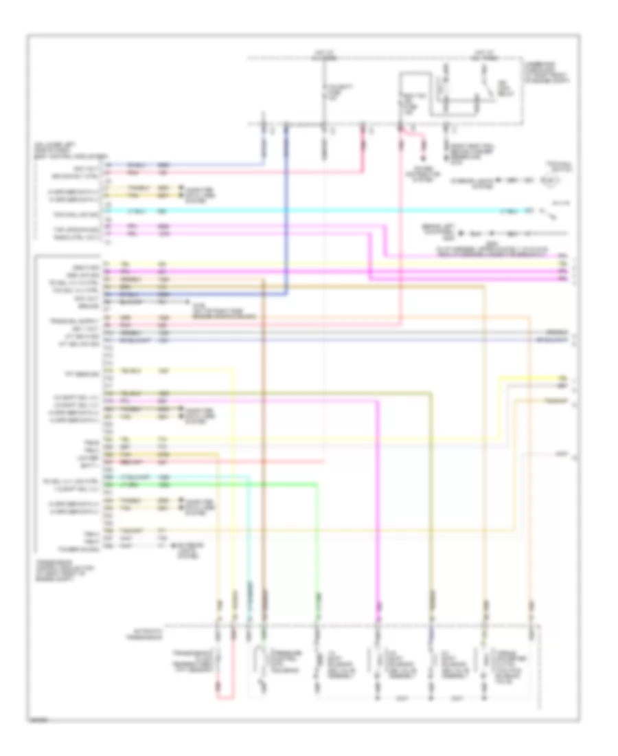 3 6L VIN 7 A T Wiring Diagram 1 of 2 for Cadillac SRX 2007