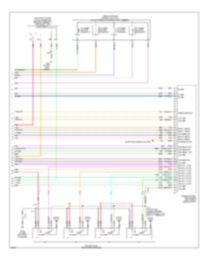 6 2L VIN F Engine Performance Wiring Diagram 6 of 6 for Cadillac Escalade ESV 2011