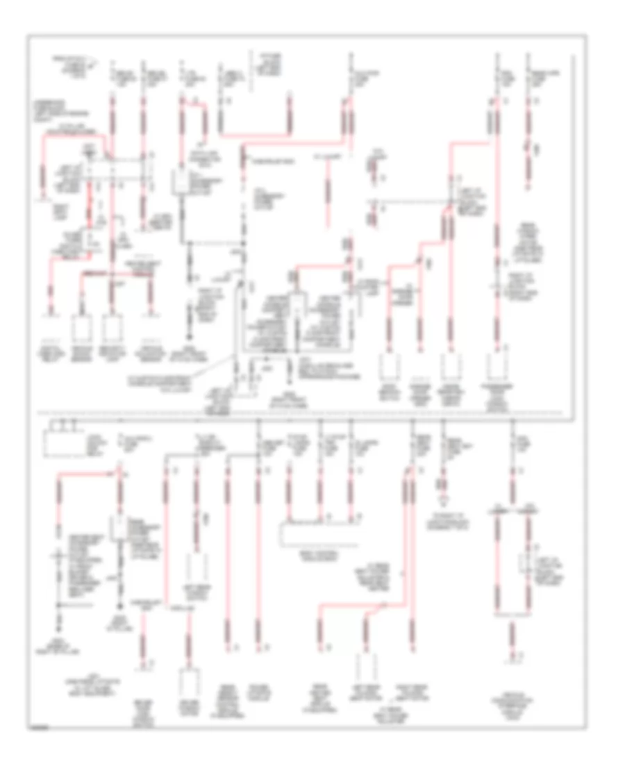 Power Distribution Wiring Diagram 3 of 8 for Cadillac Escalade ESV 2011