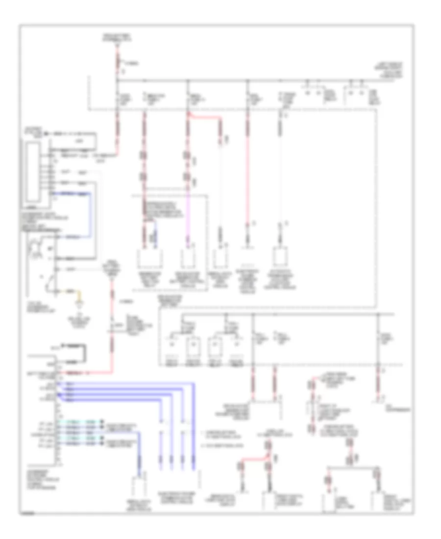 Power Distribution Wiring Diagram 7 of 8 for Cadillac Escalade ESV 2011