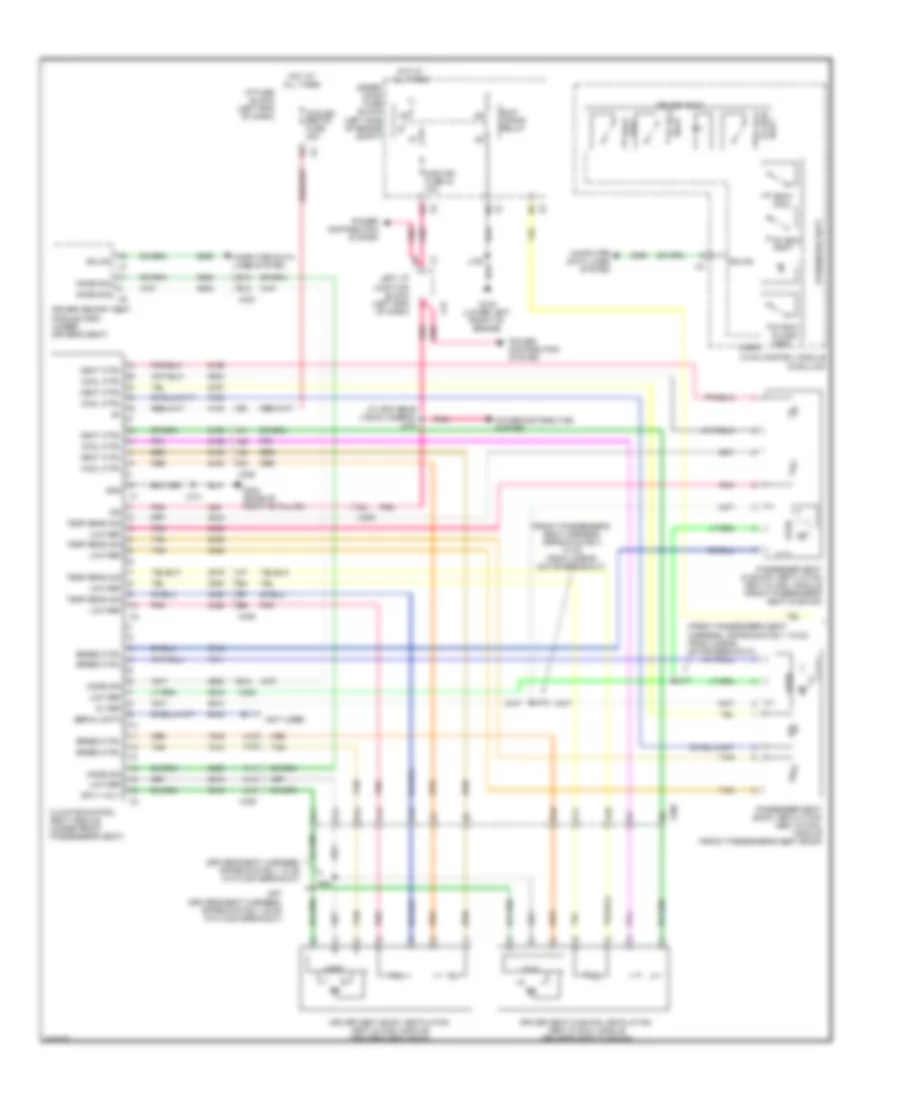 Climate Control Seats Wiring Diagram 1 of 2 for Cadillac Escalade ESV 2011