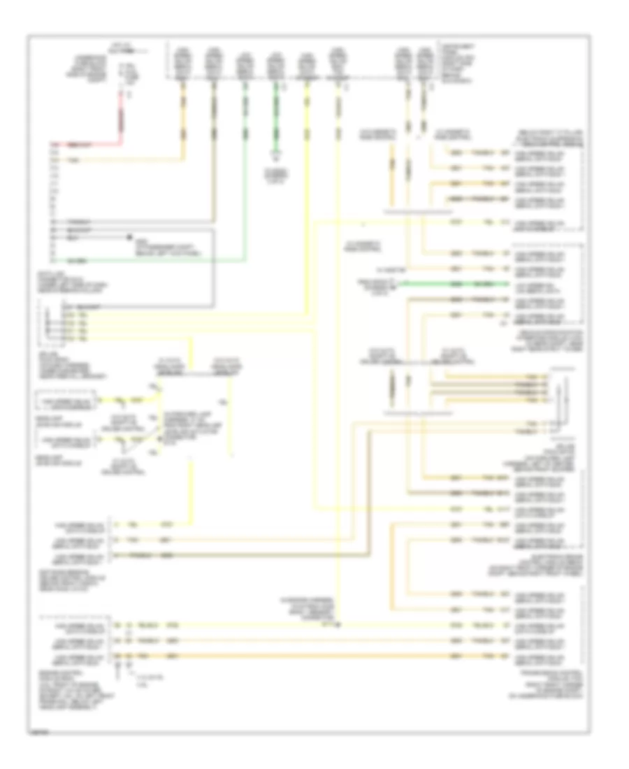 Computer Data Lines Wiring Diagram 1 of 2 for Cadillac STS 2007