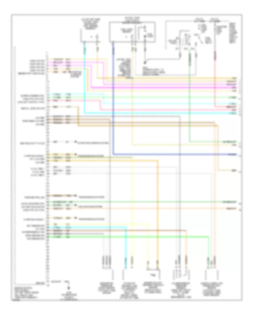 4.4L VIN D, Engine Performance Wiring Diagram (1 of 5) for Cadillac STS 2007
