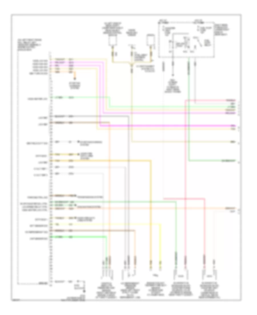 4 6L VIN A Engine Performance Wiring Diagram 1 of 5 for Cadillac STS 2007