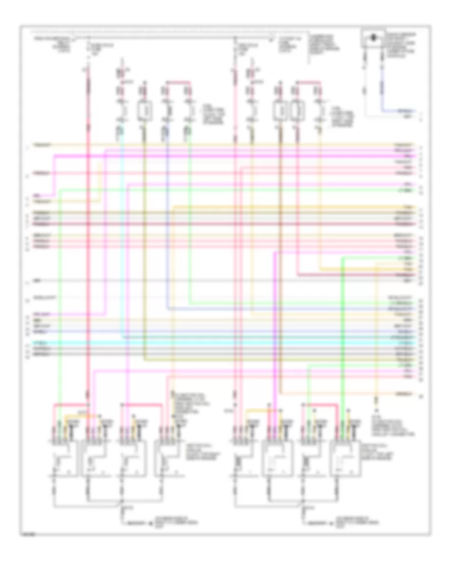 4.6L VIN A, Engine Performance Wiring Diagram (4 of 5) for Cadillac STS 2007