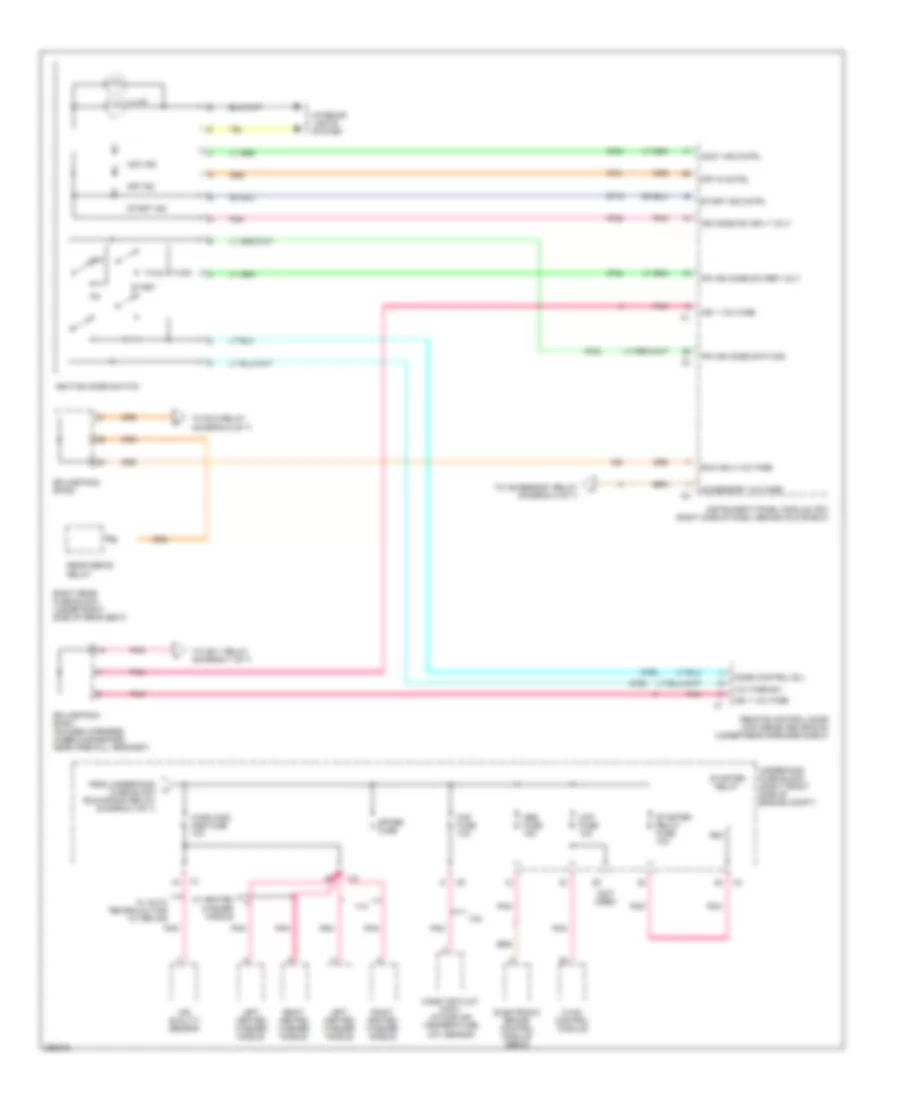 Power Distribution Wiring Diagram 4 of 7 for Cadillac STS 2007