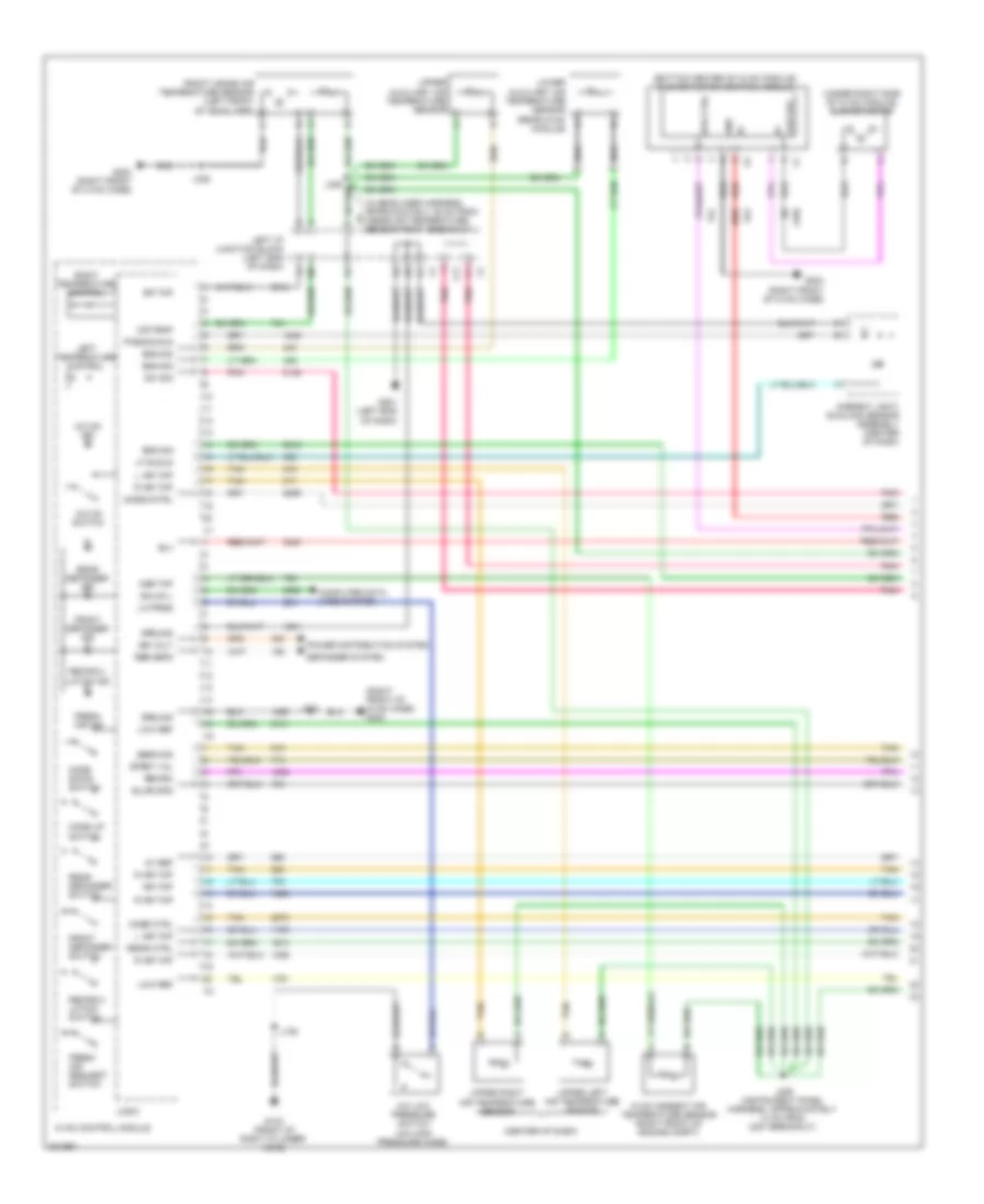 Automatic A C Wiring Diagram 1 of 4 for Cadillac Escalade EXT 2009