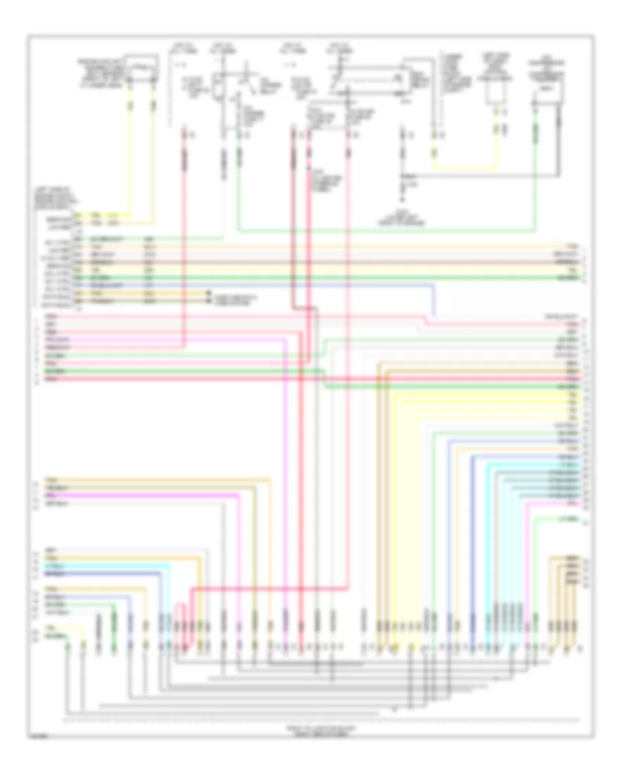 Automatic AC Wiring Diagram (2 of 4) for Cadillac Escalade EXT 2009