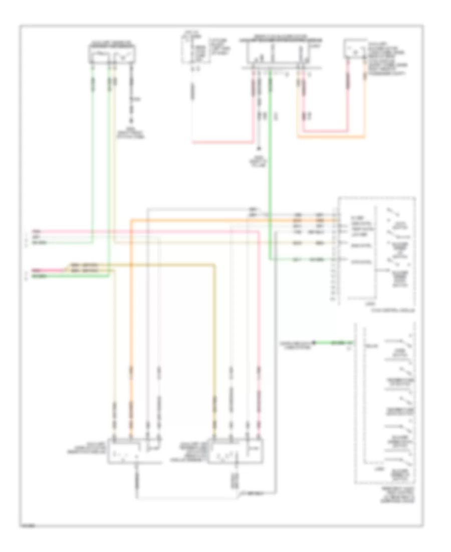 Automatic AC Wiring Diagram (4 of 4) for Cadillac Escalade EXT 2009