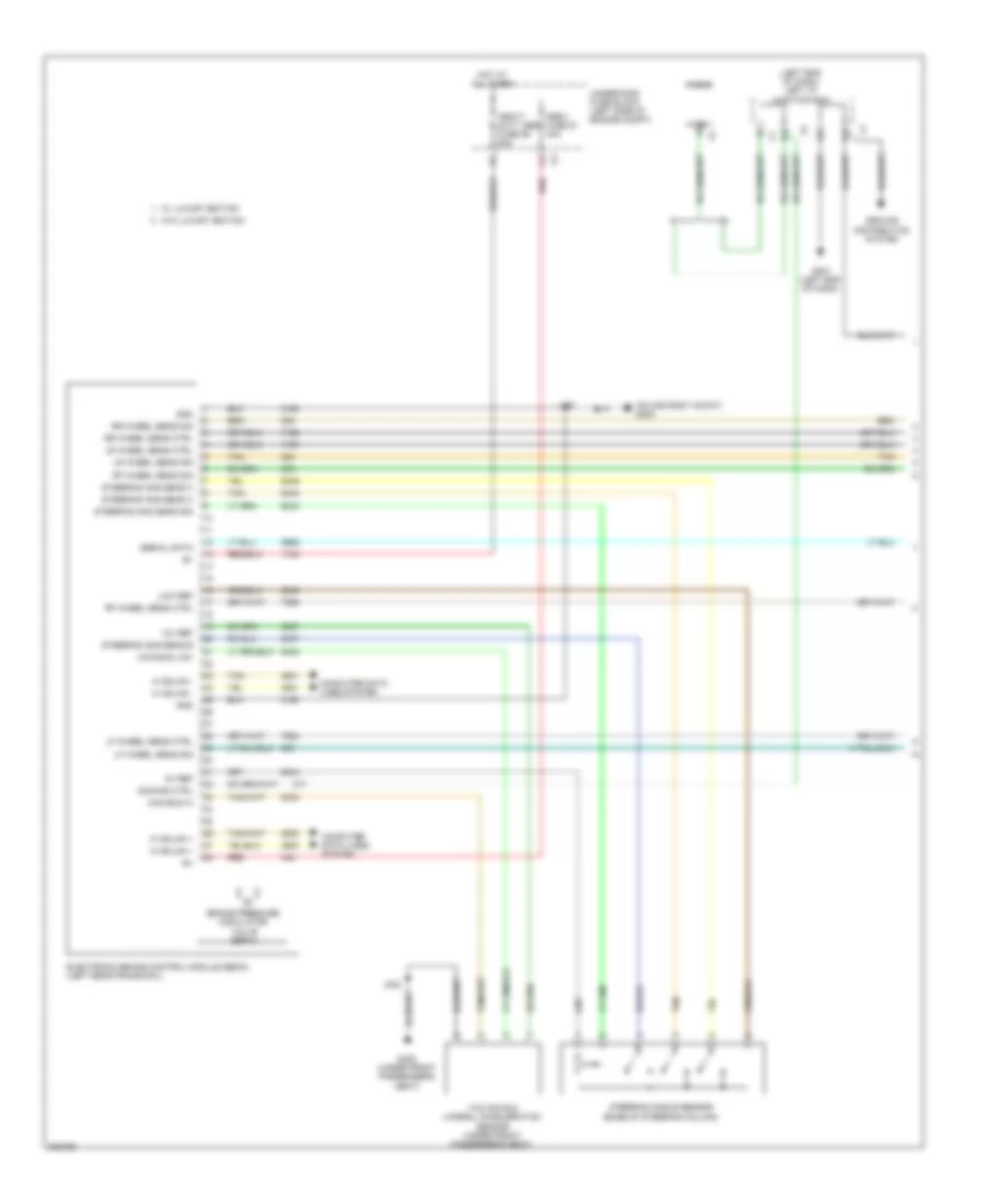 Anti Lock Brake Wiring Diagram, without JD9 (1 of 2) for Cadillac Escalade EXT 2009