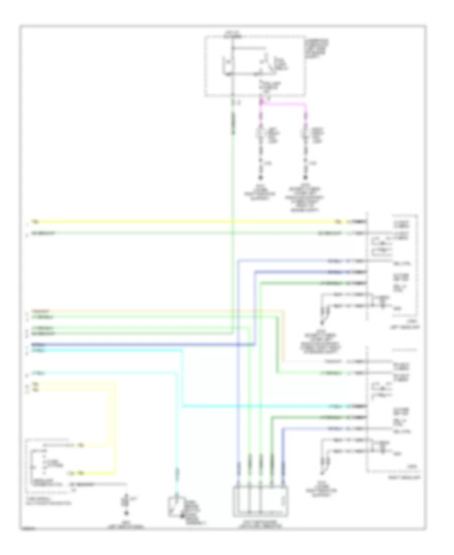 Headlights Wiring Diagram with Low Beam LED Headlamps 2 of 2 for Cadillac Escalade EXT 2009