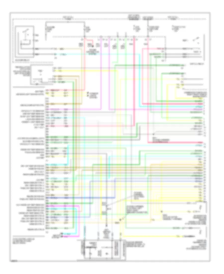 Automatic A C Wiring Diagram 1 of 3 for Cadillac STS V 2007