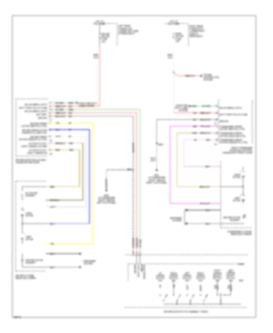 Power Mirrors Wiring Diagram for Cadillac STS V 2007