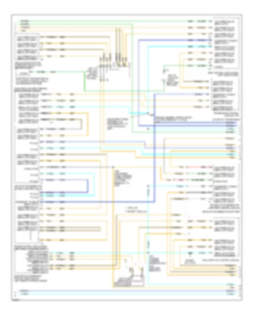 Computer Data Lines Wiring Diagram, Hybrid (2 of 3) for Cadillac Escalade Hybrid 2009