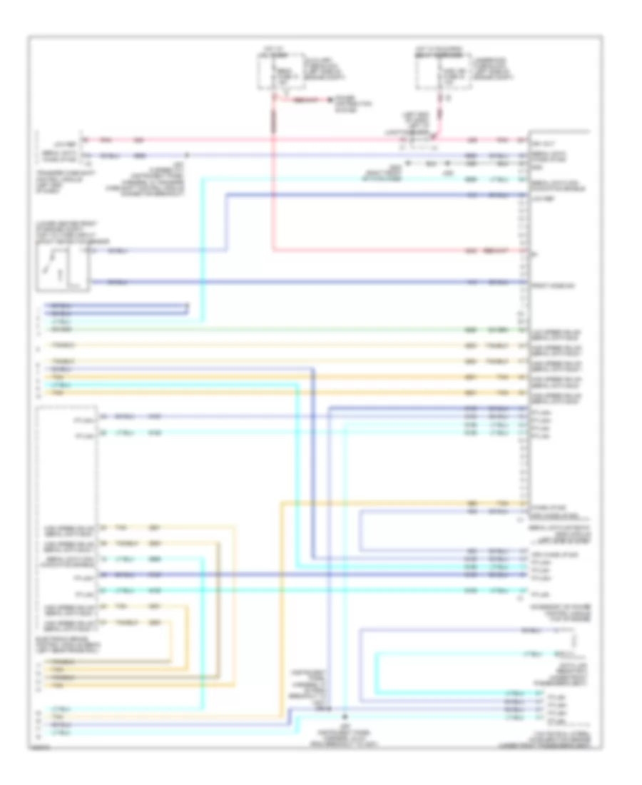 Computer Data Lines Wiring Diagram Hybrid 3 of 3 for Cadillac Escalade Hybrid 2009
