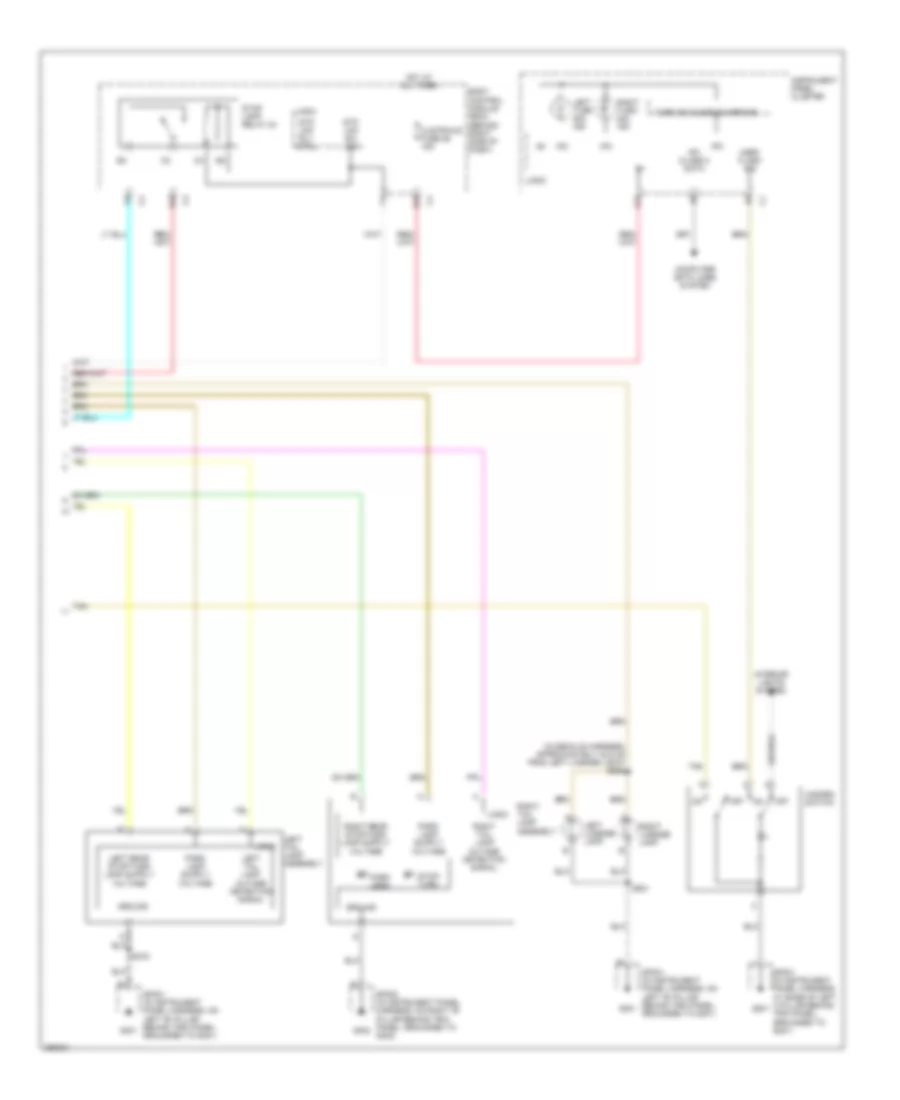 Exterior Lamps Wiring Diagram (2 of 2) for Cadillac XLR 2007