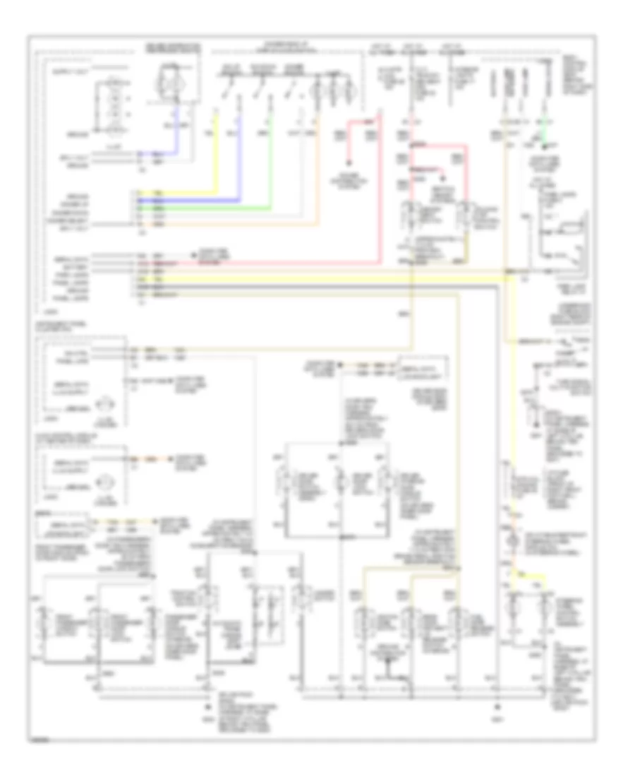 Instrument Illumination Wiring Diagram for Cadillac XDiscovery 2007