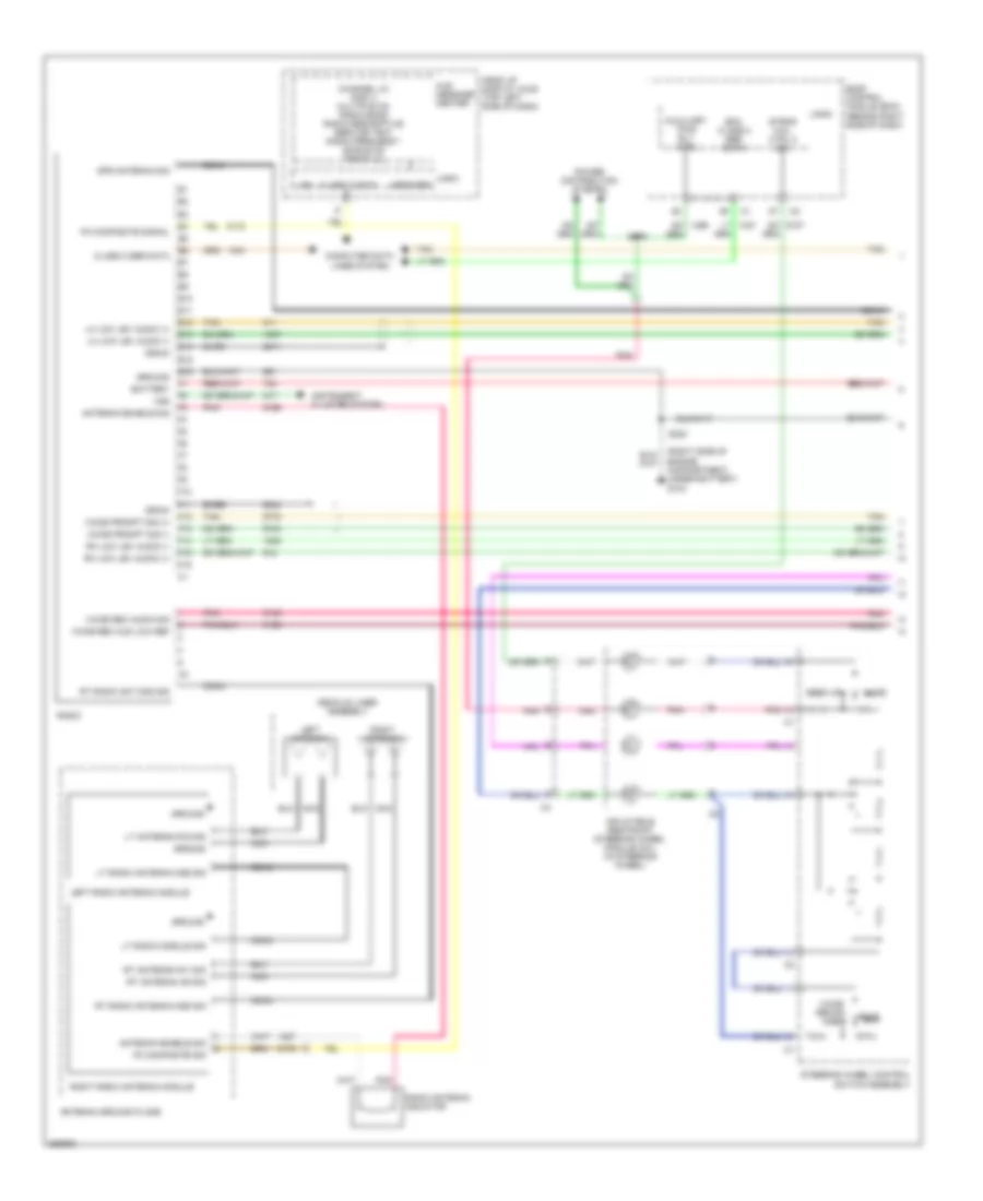 Radio Wiring Diagram 1 of 3 for Cadillac XDiscovery 2007