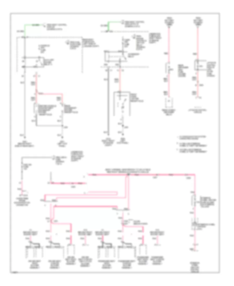 Power Distribution Wiring Diagram, Sedan CTS-V (8 of 8) for Cadillac CTS V 2014