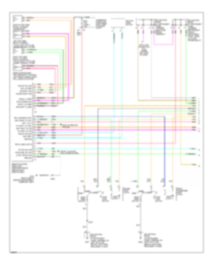 Anti theft Wiring Diagram 1 of 2 for Cadillac XDiscovery V 2007