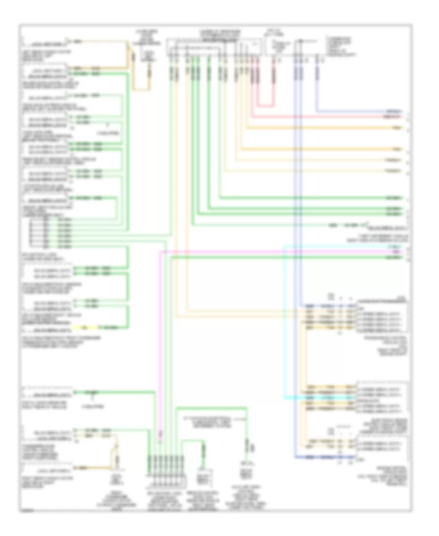 Computer Data Lines Wiring Diagram 1 of 2 for Cadillac SRX 2009