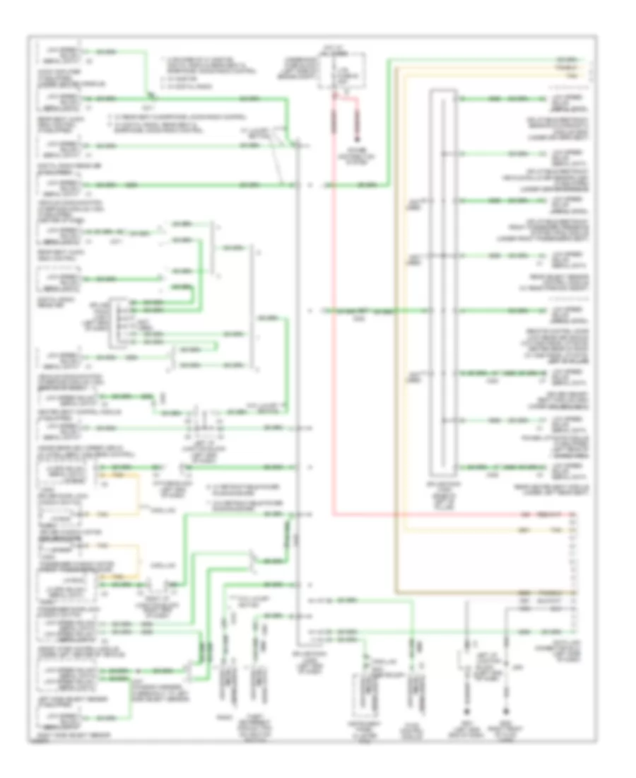 Computer Data Lines Wiring Diagram Except Hybrid 1 of 2 for Cadillac Escalade Hybrid 2011