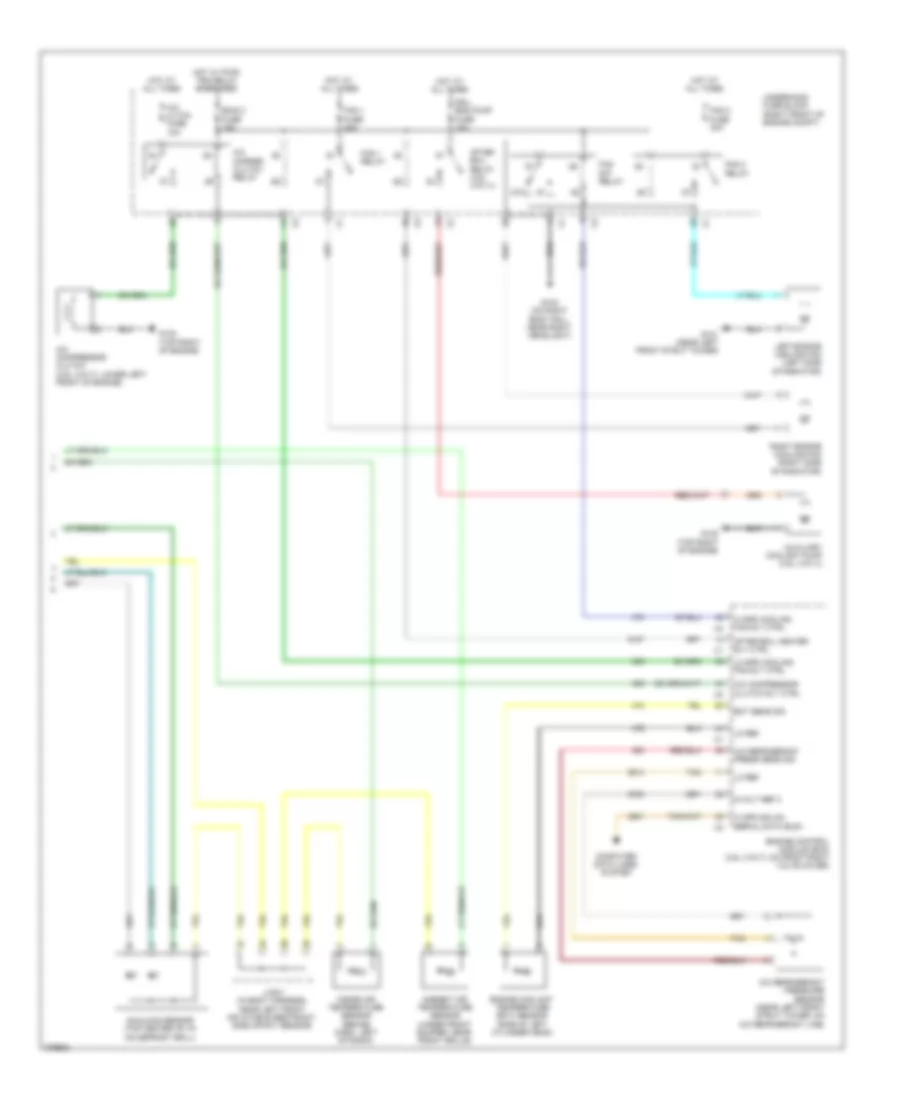 Automatic A C Wiring Diagram 2 of 2 for Cadillac CTS 2008