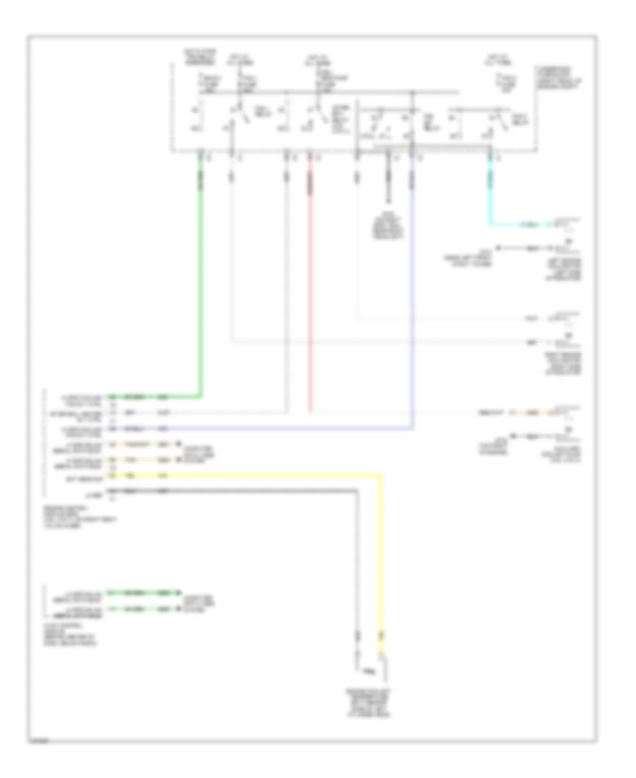 Cooling Fan Wiring Diagram for Cadillac CTS 2008