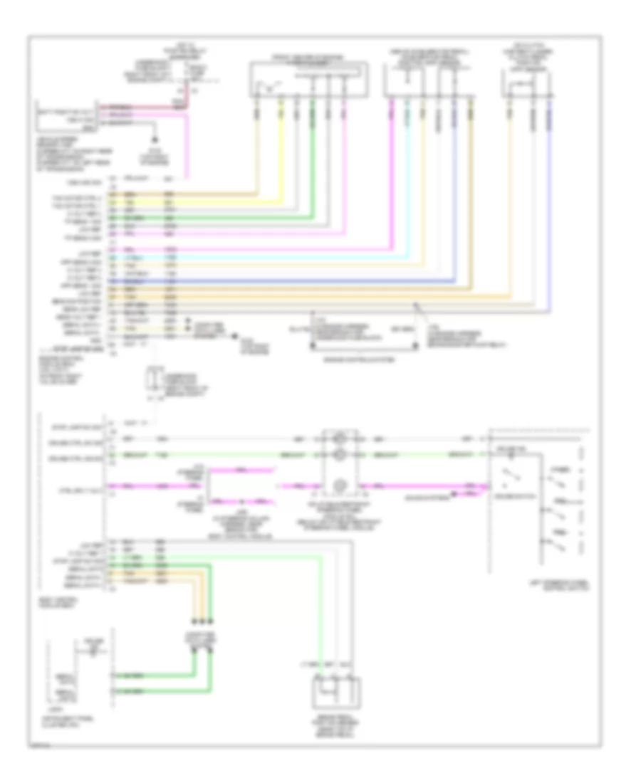 Cruise Control Wiring Diagram for Cadillac CTS 2008