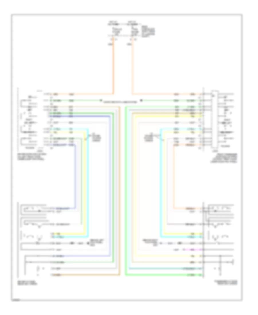 Memory Mirrors Wiring Diagram for Cadillac CTS 2008