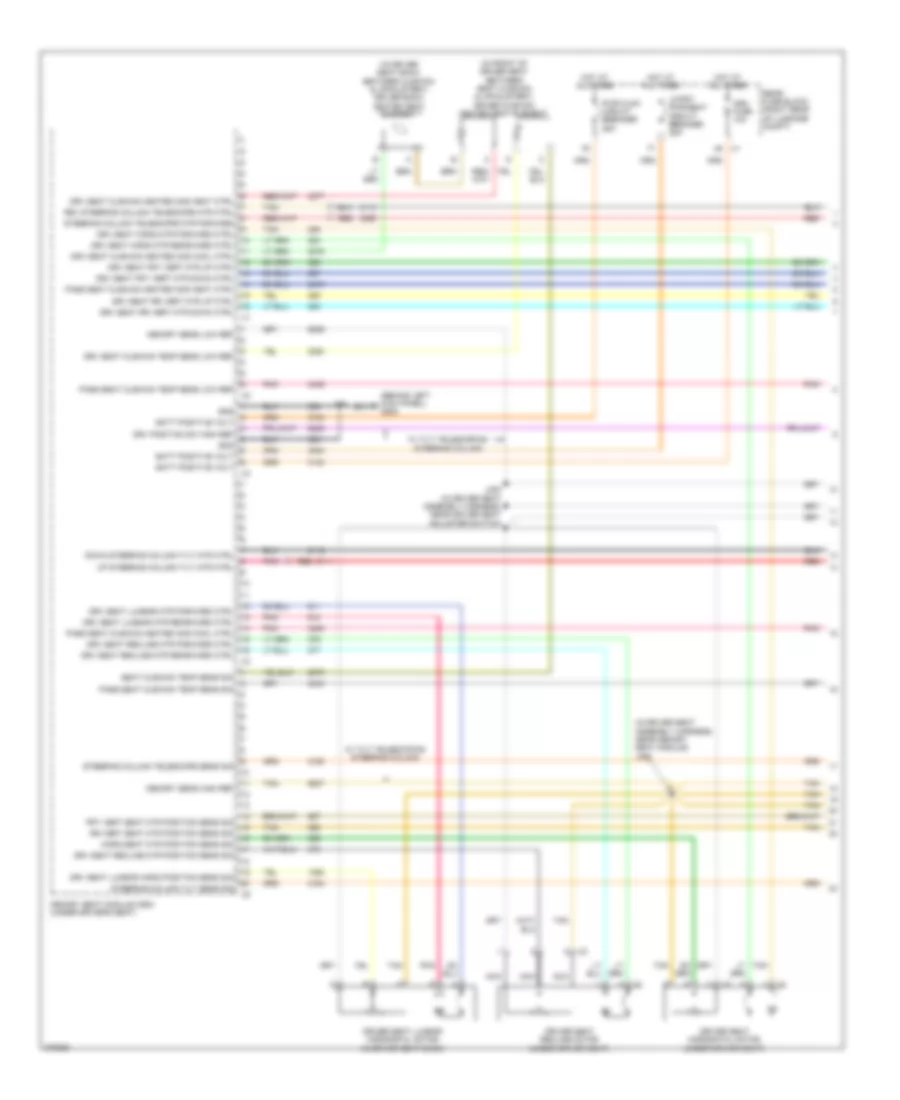 Memory Seat Wiring Diagram 1 of 3 for Cadillac CTS 2008