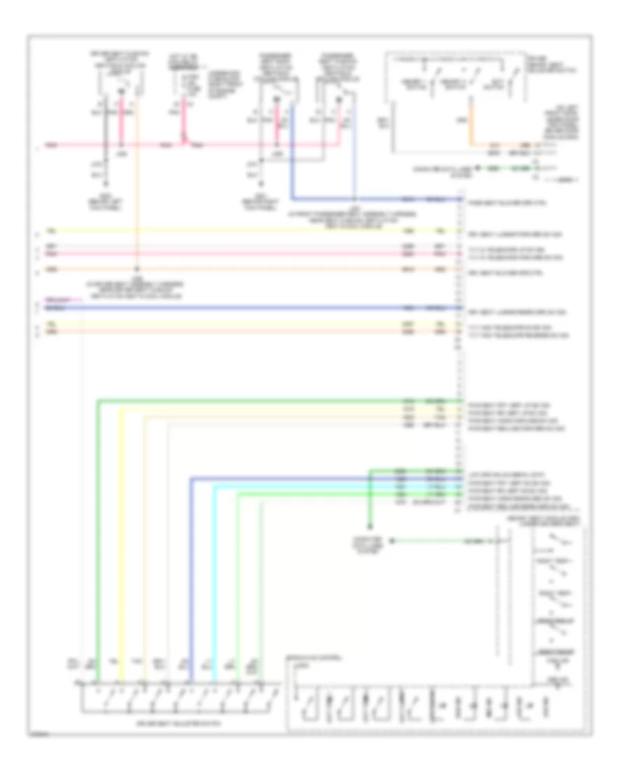 Memory Seat Wiring Diagram (3 of 3) for Cadillac CTS 2008