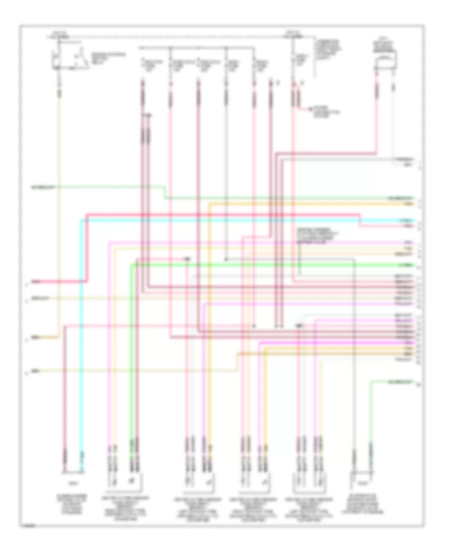 6.2L VIN P, Engine Performance Wiring Diagram (2 of 6) for Cadillac CTS Vsport 2014