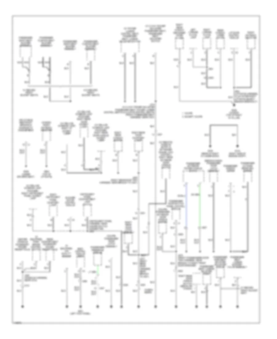 Ground Distribution Wiring Diagram Coupe 3 of 5 for Cadillac CTS Vsport 2014