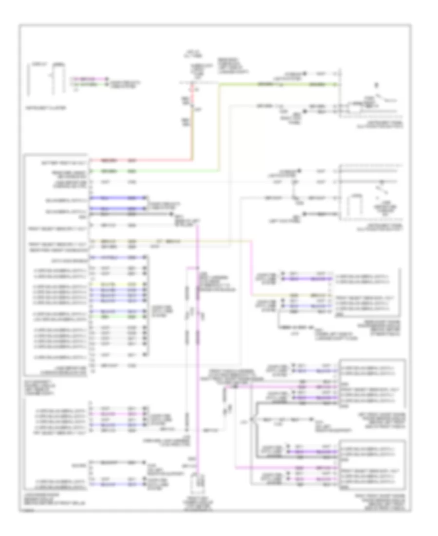 Collision Avoidance Wiring Diagram for Cadillac CTS Vsport 2014