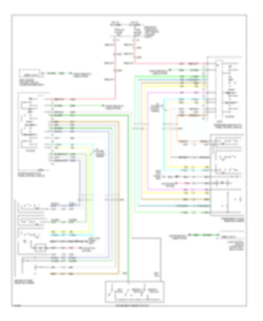 Memory Mirrors Wiring Diagram Coupe for Cadillac CTS Vsport 2014