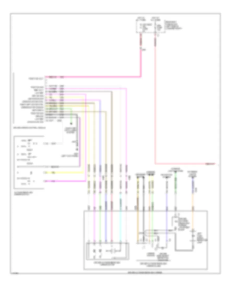 Memory Mirrors Wiring Diagram Sedan Except CTS V 1 of 2 for Cadillac CTS Vsport 2014