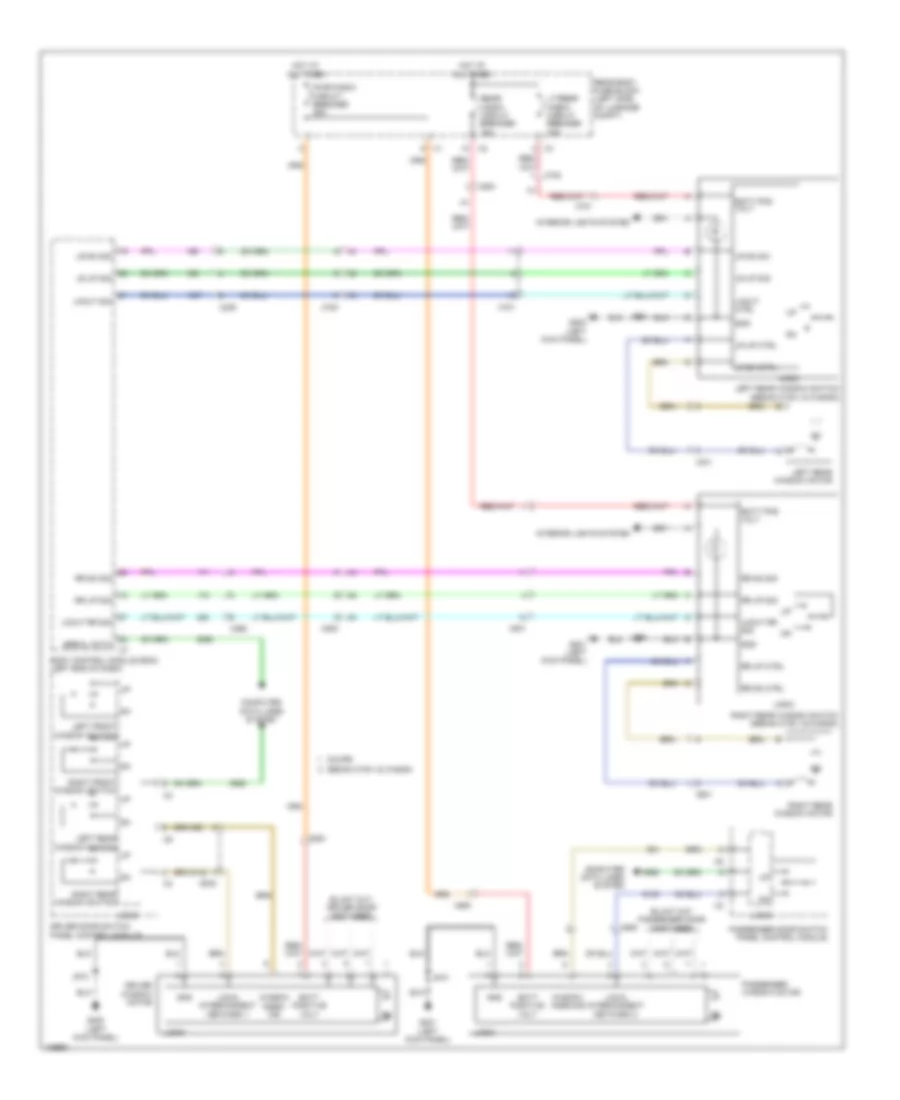 Power Windows Wiring Diagram Sedan CTS V for Cadillac CTS Vsport 2014